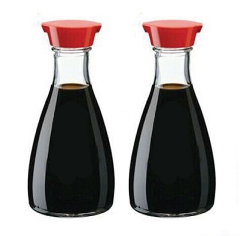 150ml clear plastic cover glass bbq sauce bottle in packaging,manufacturer soy sauce bottle with plastic cap
