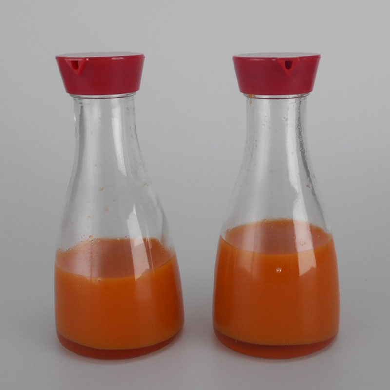 150ml clear plastic cover glass bbq sauce bottle in packaging,manufacturer soy sauce bottle with plastic cap