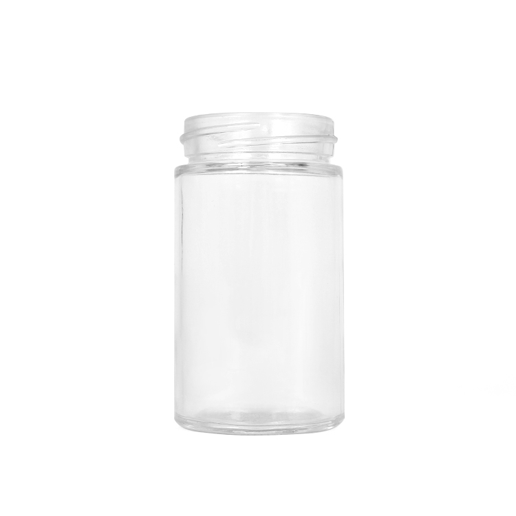 150ml custom empty clear glass medicine capsule pill bottle packaging