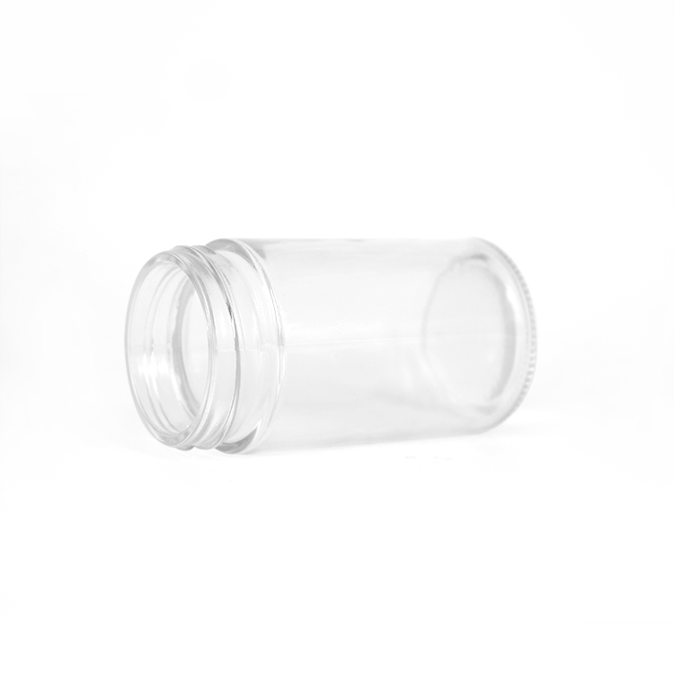 150ml custom empty clear glass medicine capsule pill bottle packaging