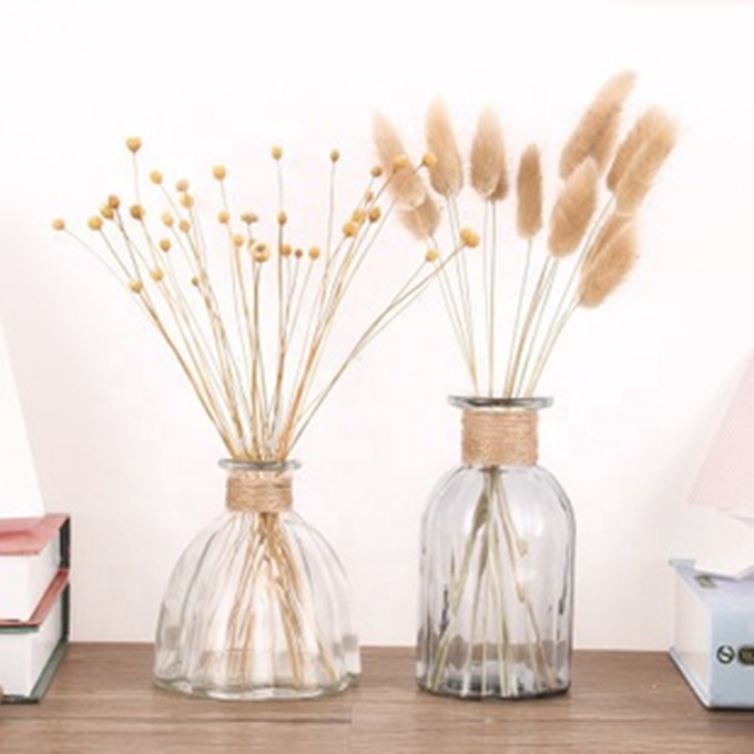 150ml empty round Perfume Oil aromatherapy bottles with cork lid aroma diffuser glass bottle