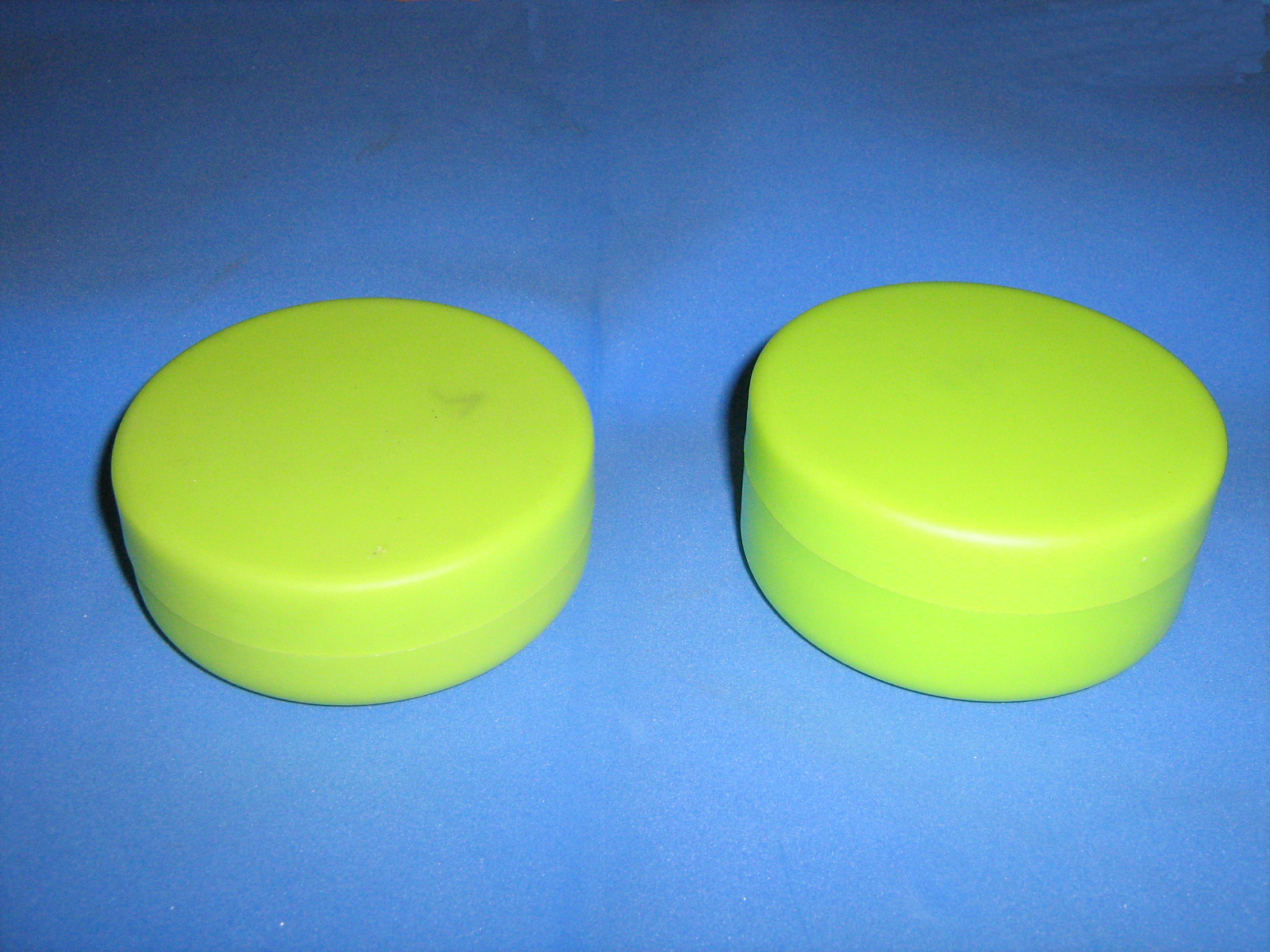 150ml flat plastic jar, round 3 piece cosmetic, medical, grease, cream, paste, powder packaging jar