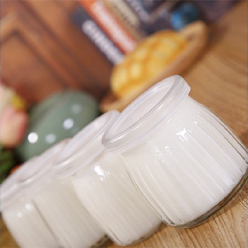 150ml patch glass jar with plastic lid clear glass jar