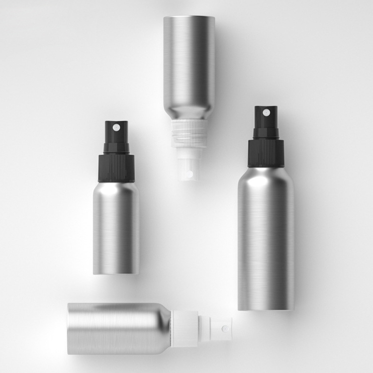 150ml recycled aluminum cosmetic perfume spray bottle