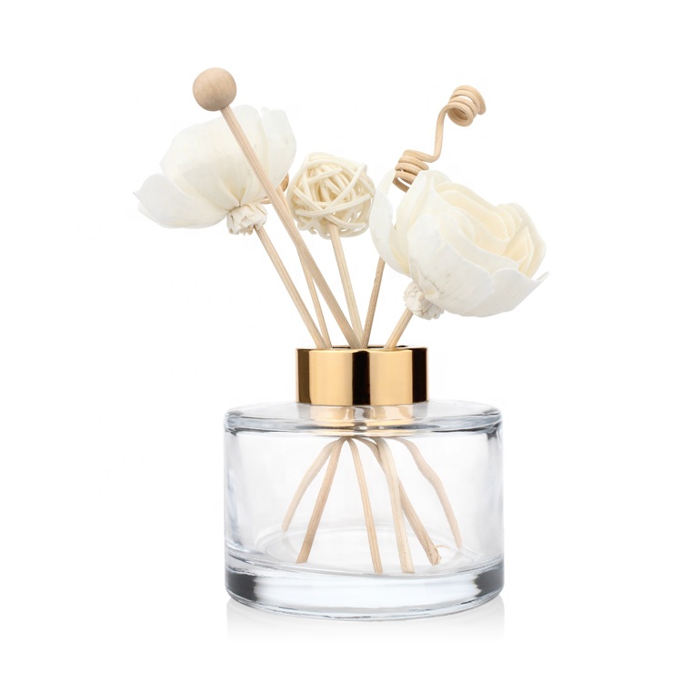 150ml round wide mouth empty reed aroma diffuser glass bottle empty bottle for diffuser