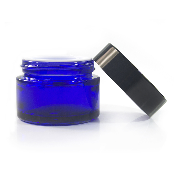 15Ml 20Ml 30Ml 50Ml 100Ml Amber Blue Green Cosmetics Frosted Face Cream Glass Jar With Lid
