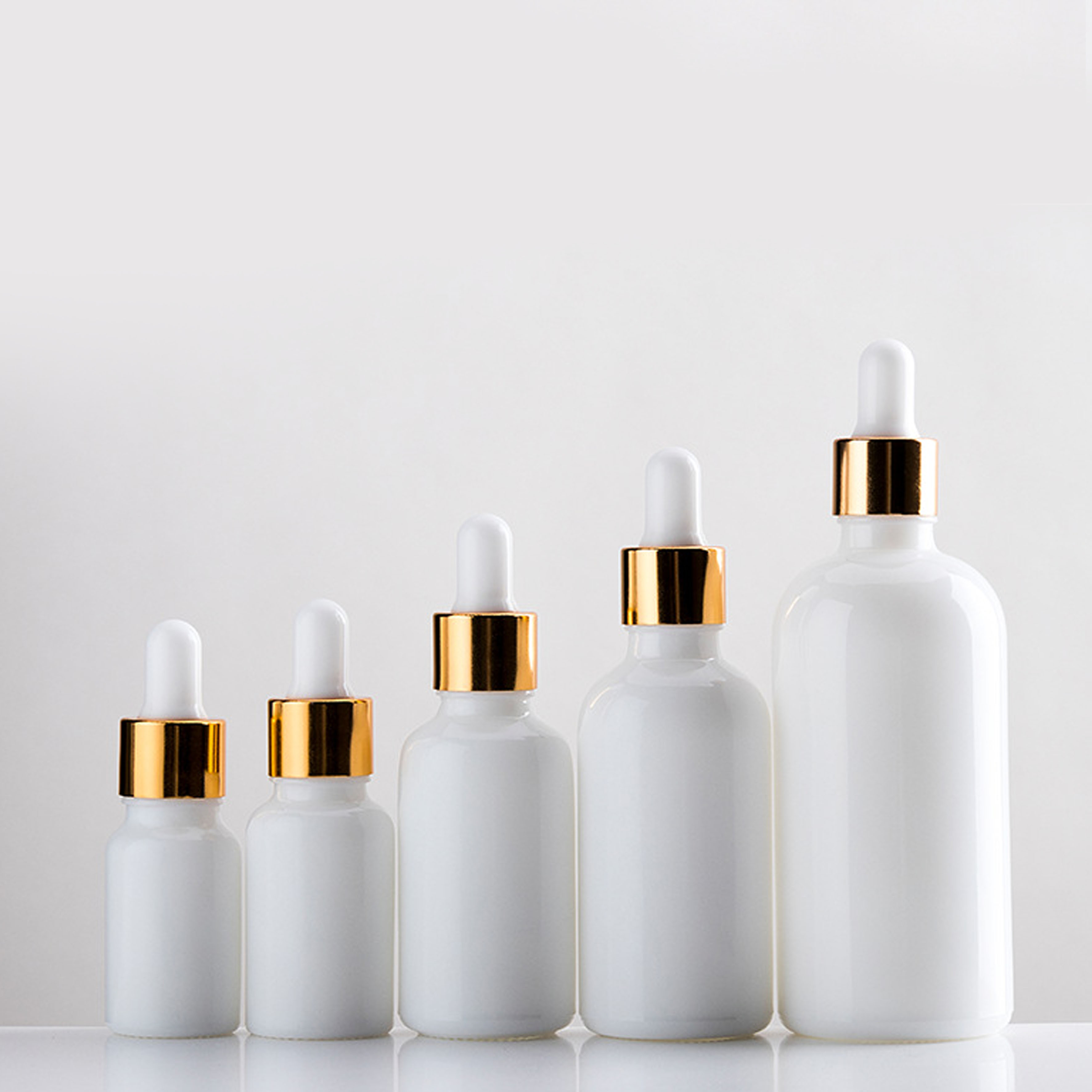 15Ml 30Ml White Glass Dropper Bottle