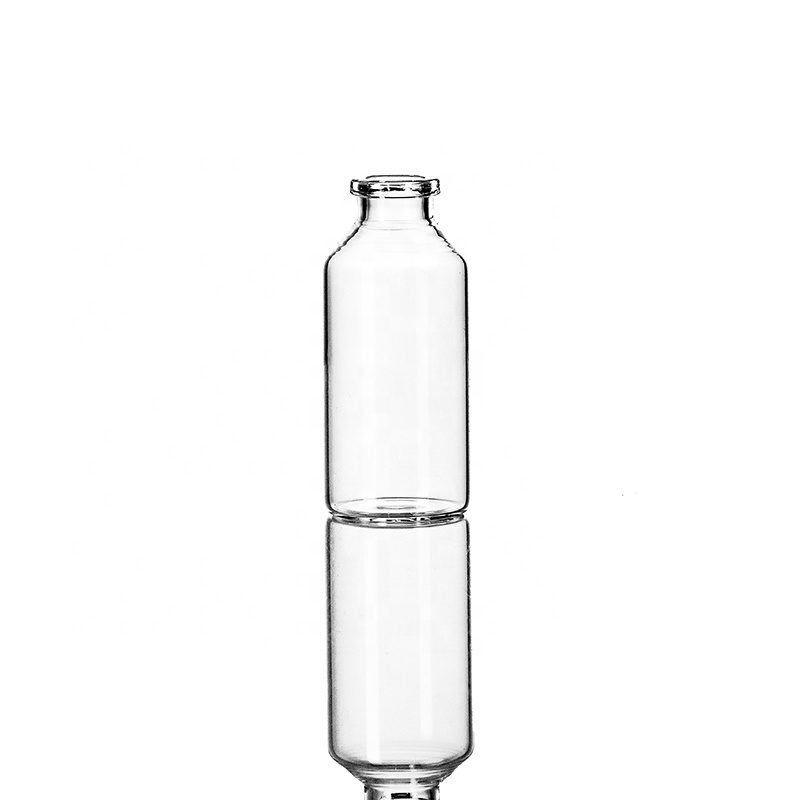 15R clear tubular glass vial injection bottle