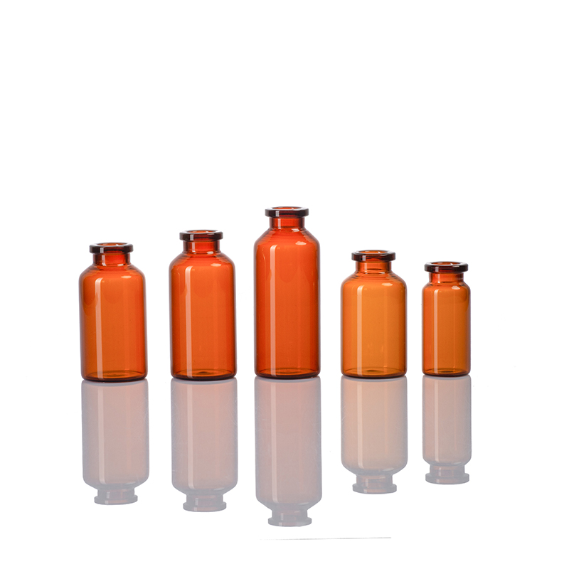 15R clear tubular glass vial injection bottle