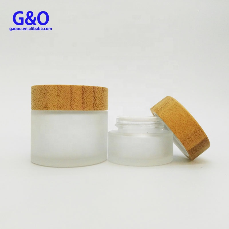 15g/20g/30g/50g/100g/150g/200g/250g Luxury Cosmetic Container Bamboo Cream Lotion Jars