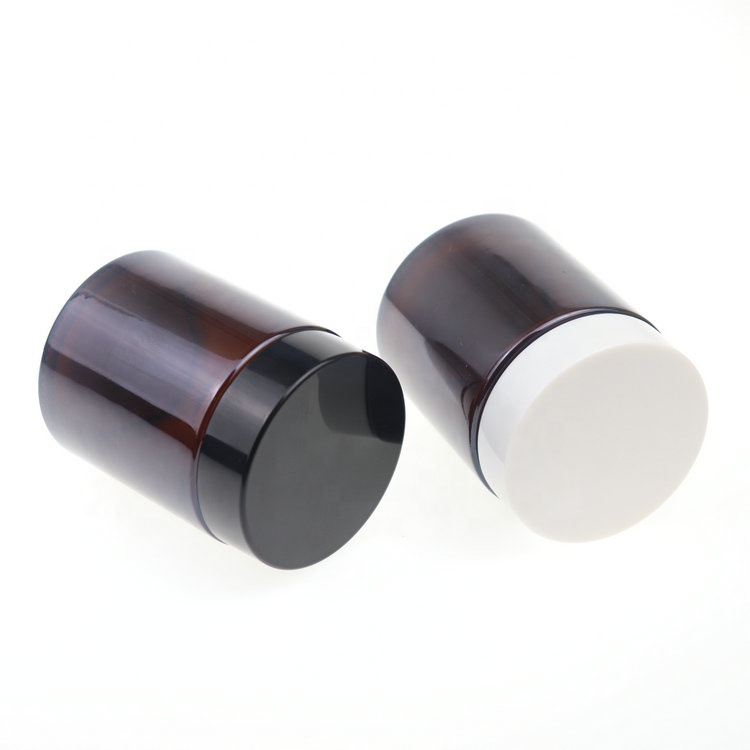 15g 20g 30g 50g 100g amber cosmetic glass cream jar with screw cap