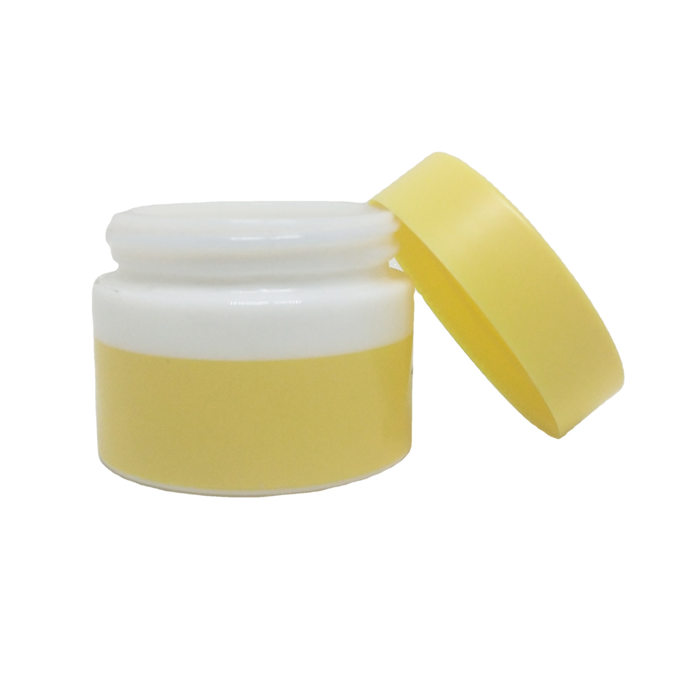 15g 20g 30g 50g 100g custom printed white opal glass jar for skincare cosmetic