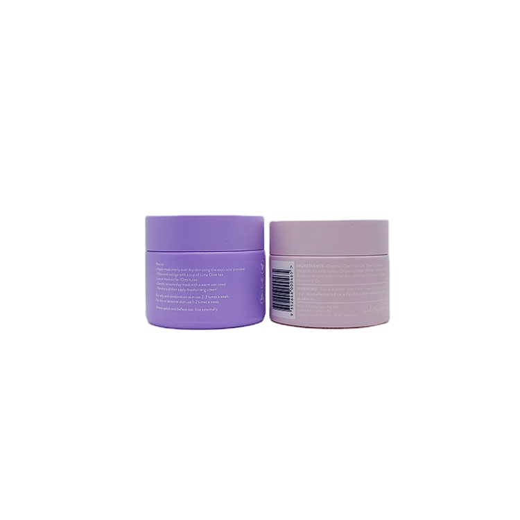 15g 20g 30g 50g 100g opal purple porcelain cosmetic cream glass jar with plastic lid for cosmetic packaging