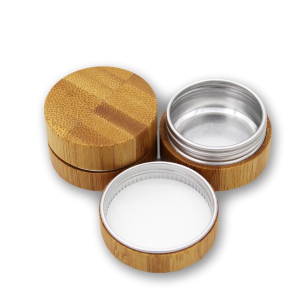 15g 20g 30g 50g 60g 100g 120g 150g 200g Bamboo glass pp cream bottle/jar with bamboo wooden lid cosmetics containers packaging