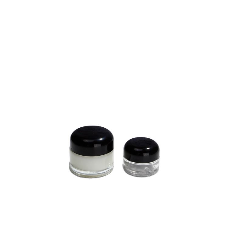 15g 20g 30g 50g Empty Glass Cosmetic Cream Jar with Caplugs Cap