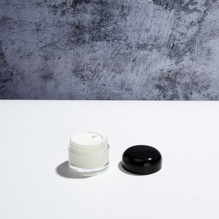 15g 20g 30g 50g Empty Glass Cosmetic Cream Jar with Caplugs Cap