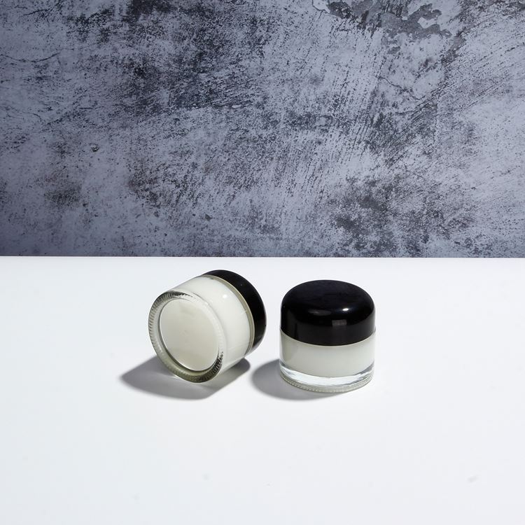 15g 20g 30g 50g Empty Glass Cosmetic Cream Jar with Caplugs Cap