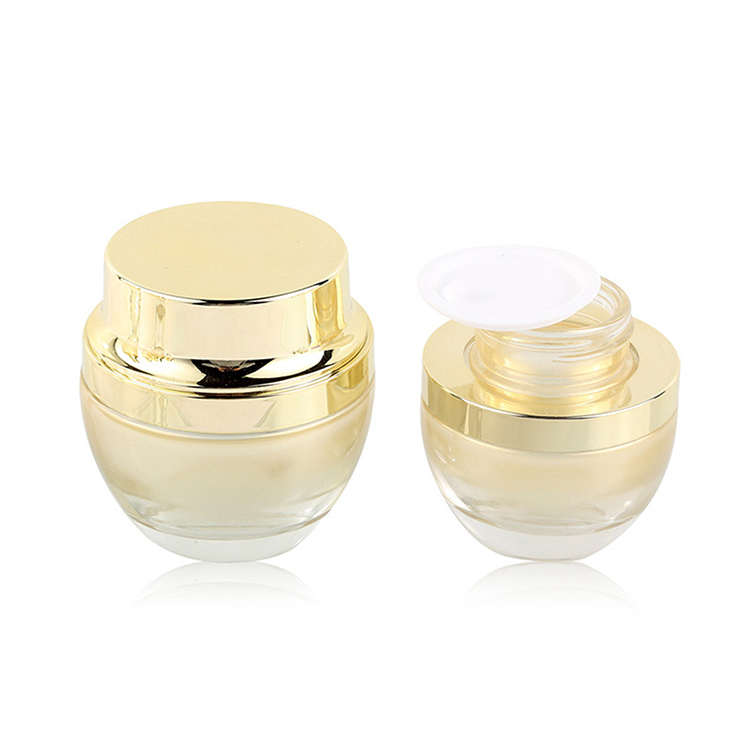 15g 20g 30g 50g clear cosmetic jar glass 50ml 100ml cosmetic cream jar jars for empty lip balm