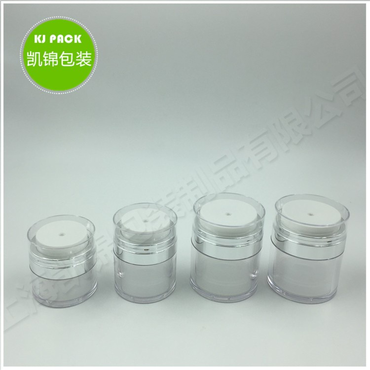 15g 20g 30g 50g high quality white acrylic airless jar cream jar in stock cosmetic container custom logo