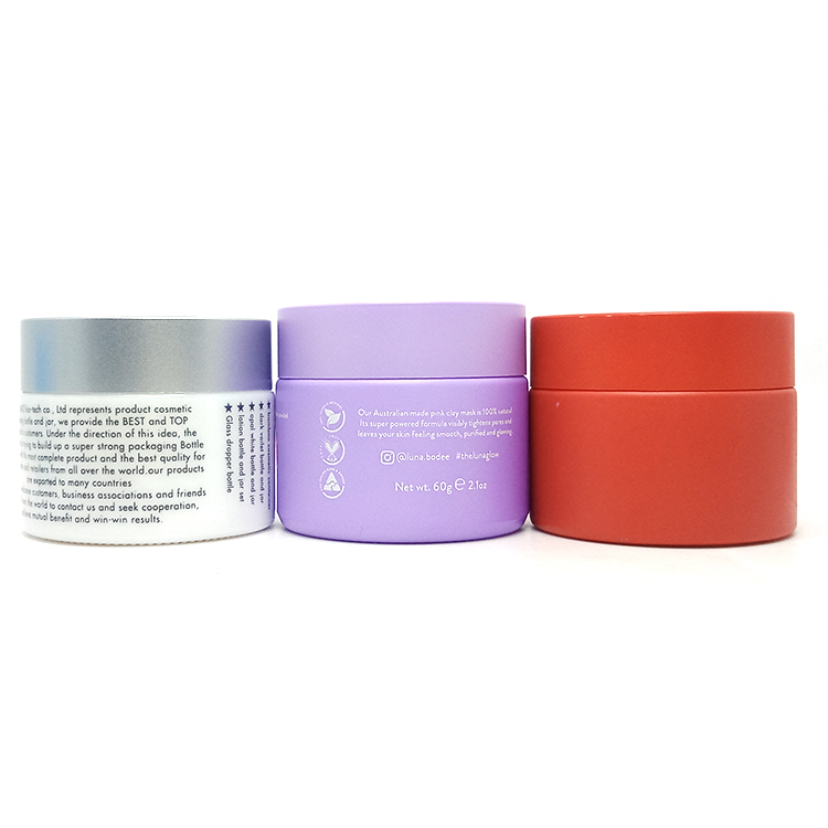 15g 20g 30g 50g mixed color opal glass cosmetic jar luxury white cream bottle