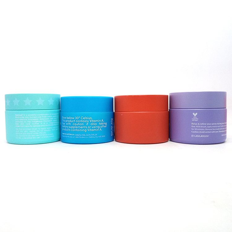 15g 20g 30g 50g mixed color opal glass cosmetic jar luxury white cream bottle