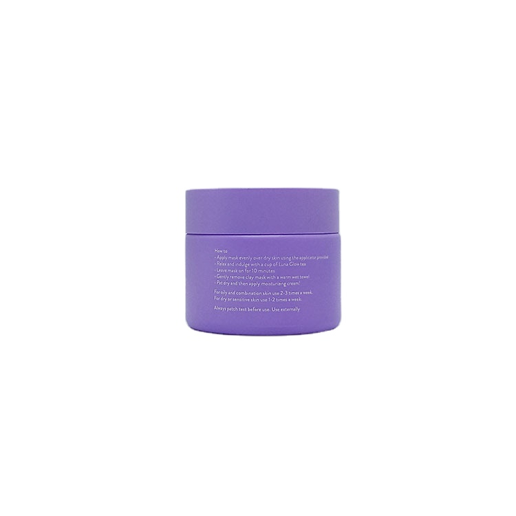 15g 20g 30g 50g painting  purple face cream opal porcelain glass jars for Ceramic cosmetic packaging container