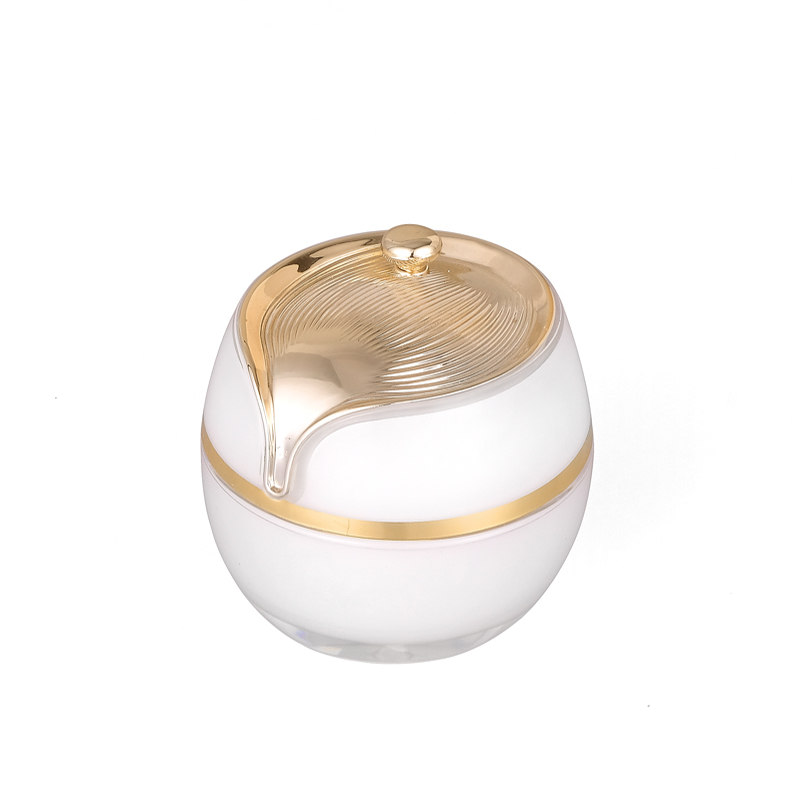 15g 20g 30g Ready to ship Low moq Luxury gold cap jar cream acrylic container cream acrylic jar for cosmetic packaging