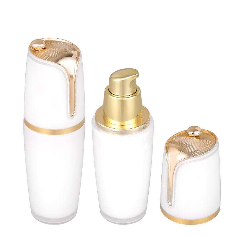 15g 20g 30g Ready to ship Low moq Luxury gold cap jar cream acrylic container cream acrylic jar for cosmetic packaging