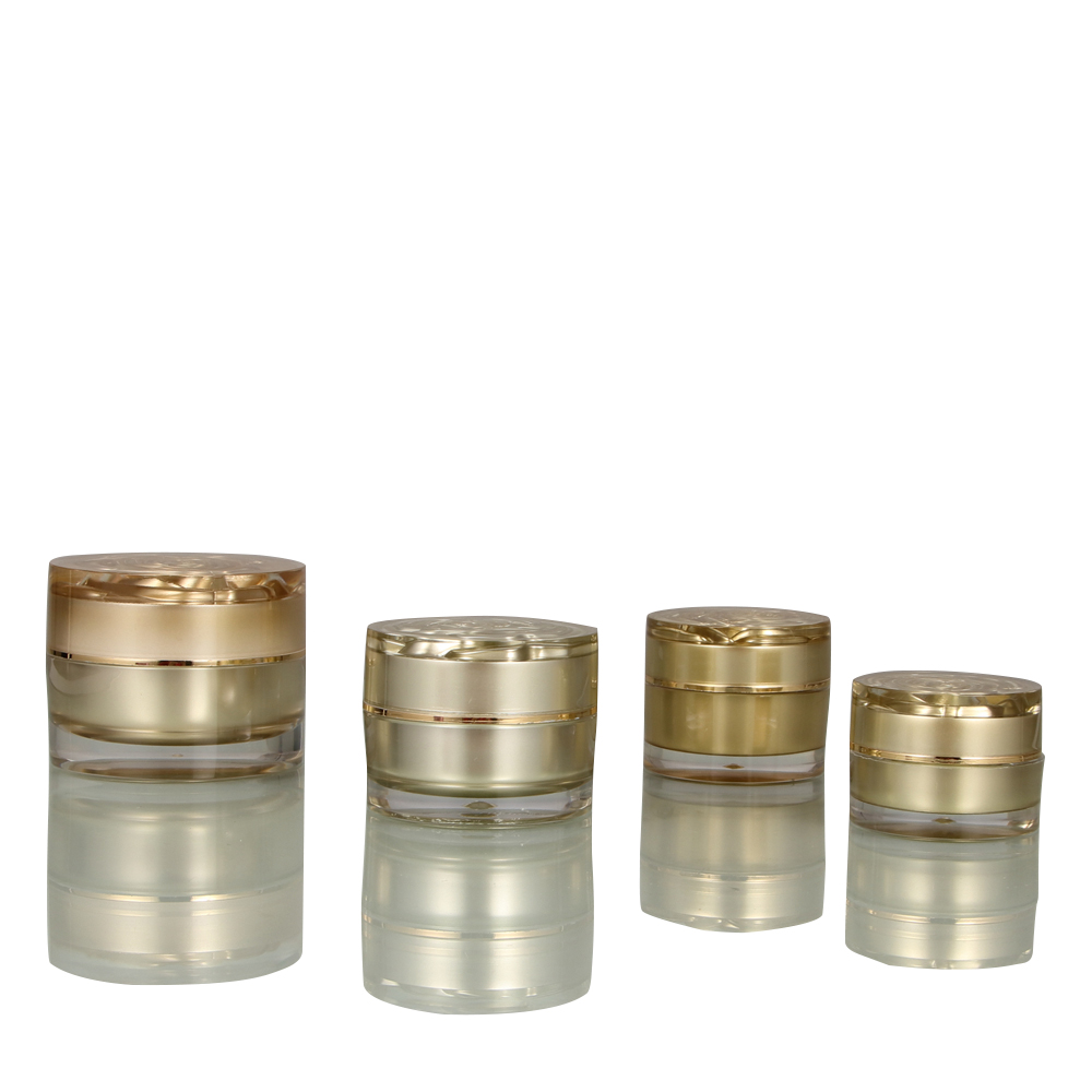 15g 20g Red Rose Cosmetic Packaging Body Acrylic PS Eye Cream Jar