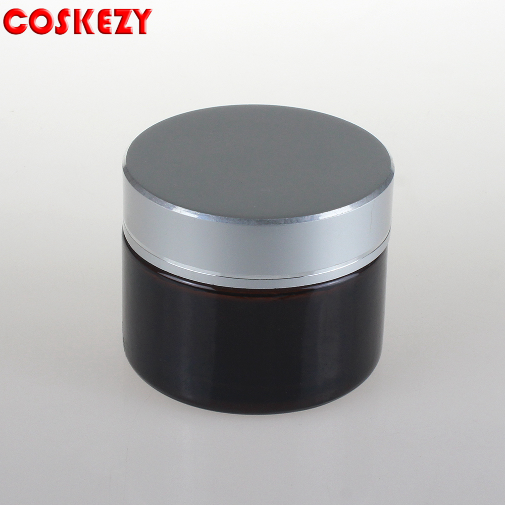 15g 30g 10ml 20ml 50ml 100ml cosmetic cream jar glass bottle aluminium gold tin containers