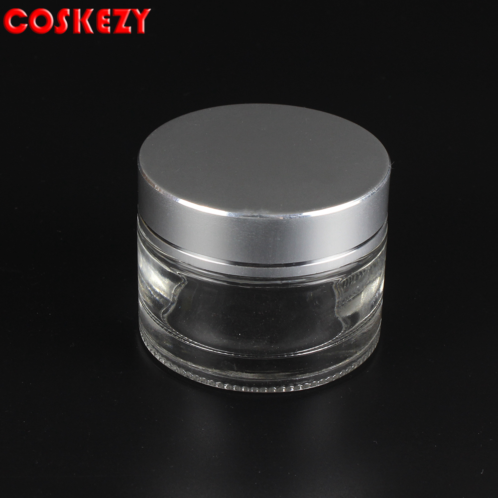 15g 30g 10ml 20ml 50ml 100ml cosmetic cream jar glass bottle aluminium gold tin containers