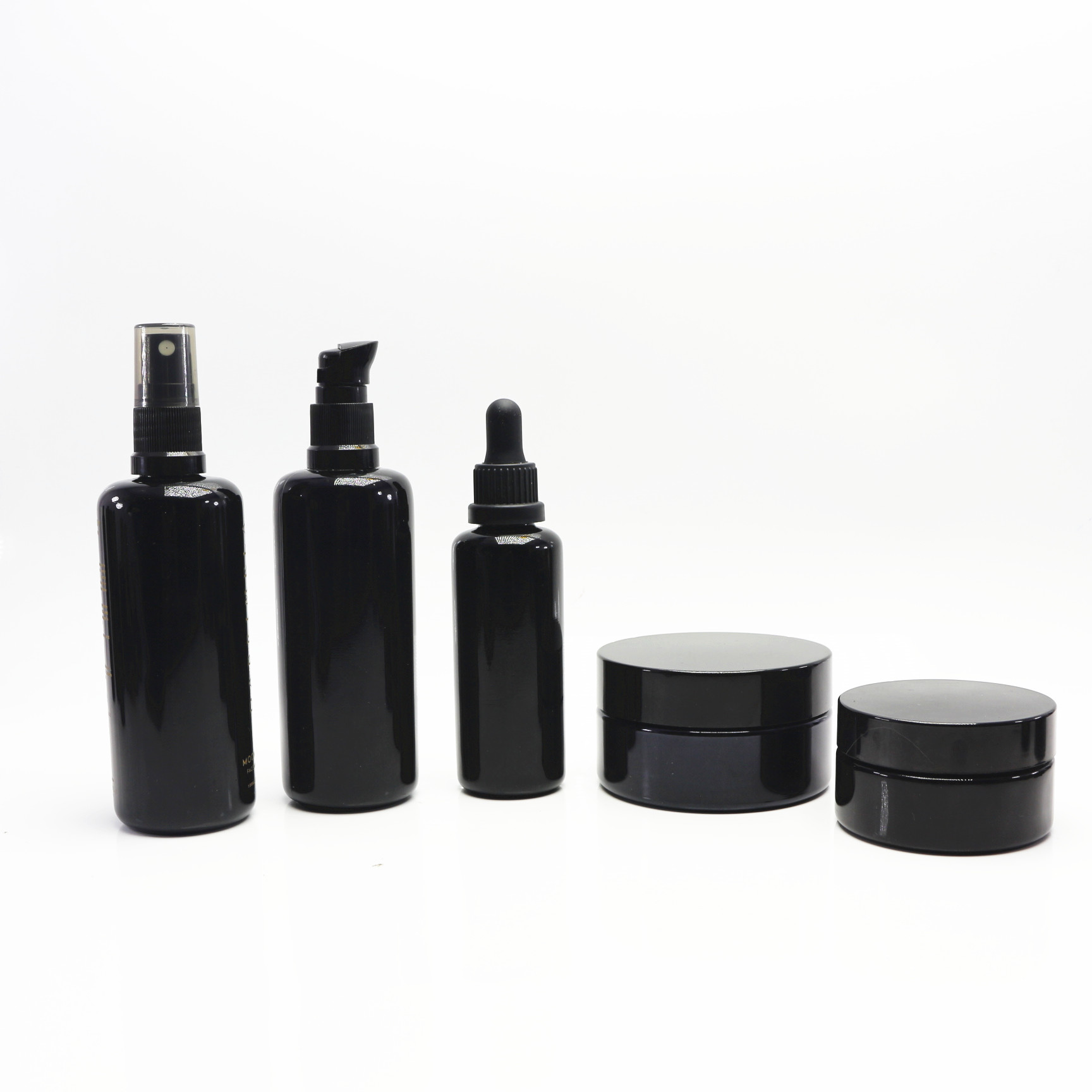 15g 30g 50g 100g 200g 250g 500g 1000g dark violet glass cosmetic jar and bottle VJ-204AN