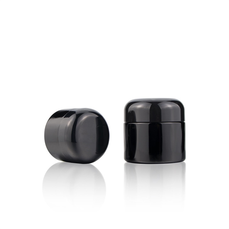 15g 30g 50g 100g 200g 250g 500g UV dark violet glass jar for cosmetic cream Dark Violet Glass Storage Containers Jar