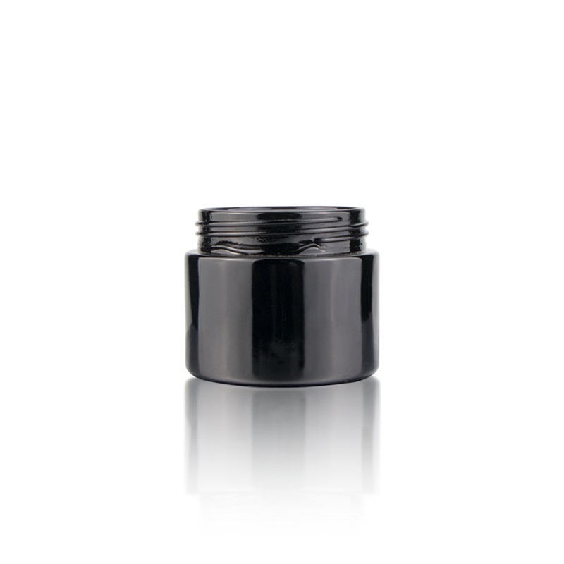 15g 30g 50g 100g 200g 250g 500g UV dark violet glass jar for cosmetic cream Dark Violet Glass Storage Containers Jar