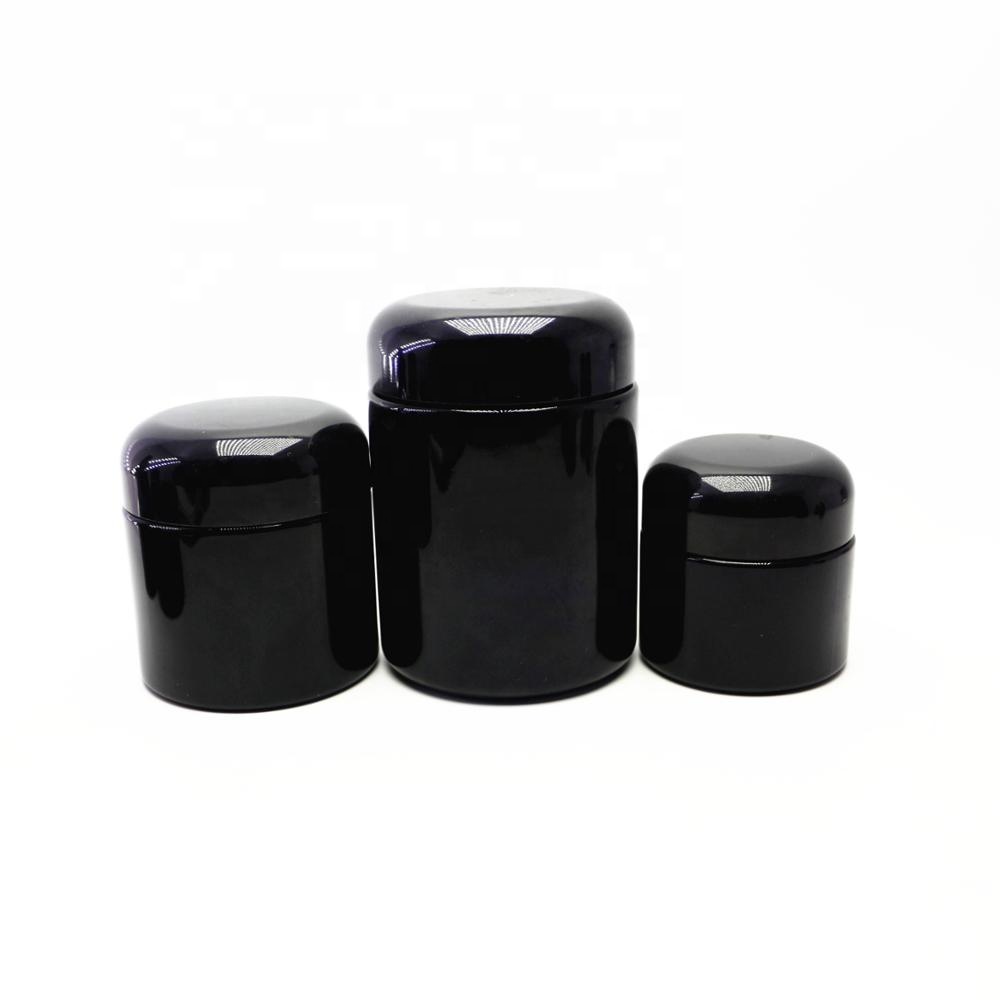 15g 30g 50g 100g 200ml 250ml 500ml 1000ml dark violet glass jar use for Precious Chinese herbal medicine or cosmetics VIO-888R