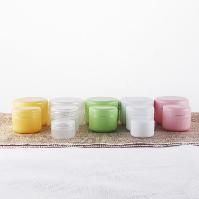 15g 30g 50g 100g 250g 500g Empty White Plastic Cosmetic Jars for Cream