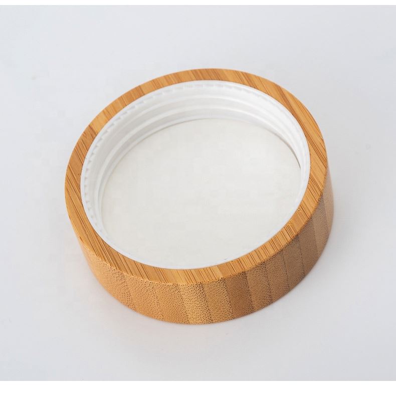 15g 30g 50g 100g Bamboo Lid Glass Container Eco Friendly Cosmetic Glass Jar Glass Jar With Lid