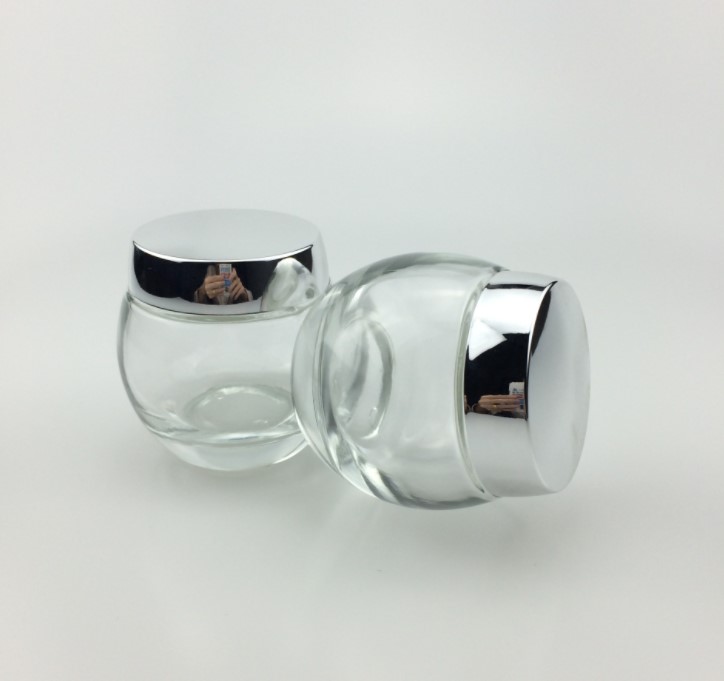 15g 30g 50g 100g Blue and Green Glass Cream Jar Tawny Scrub Transparent and Opaque Cosmetics Packing Jars