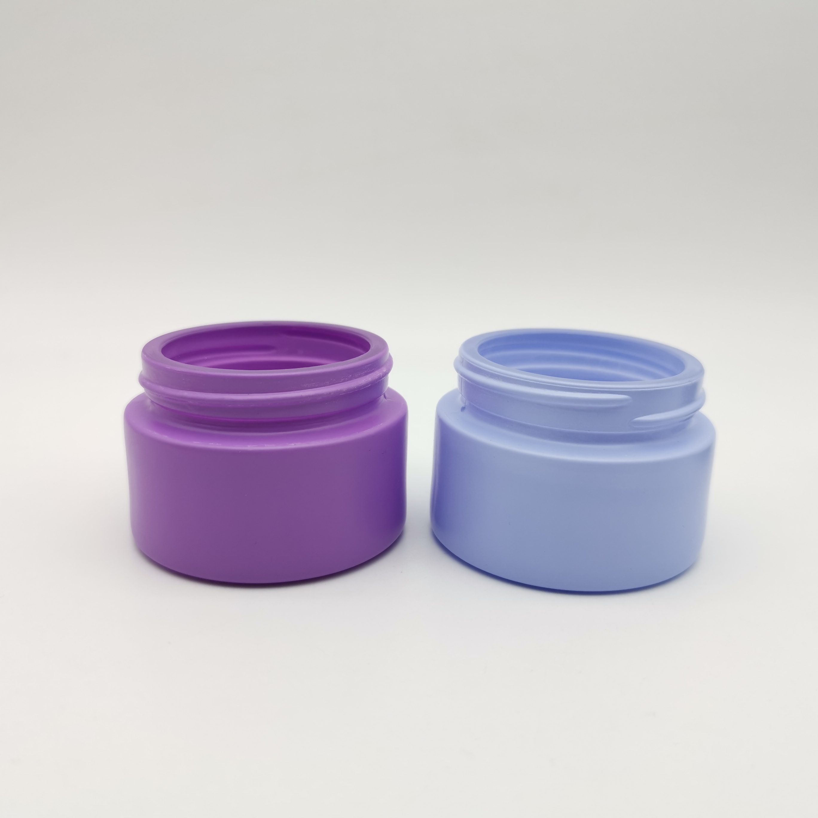 15g 30g 50g 100g Cosmetic round shape amber black acrylic jar container / Elegant empty cream jars with black lid