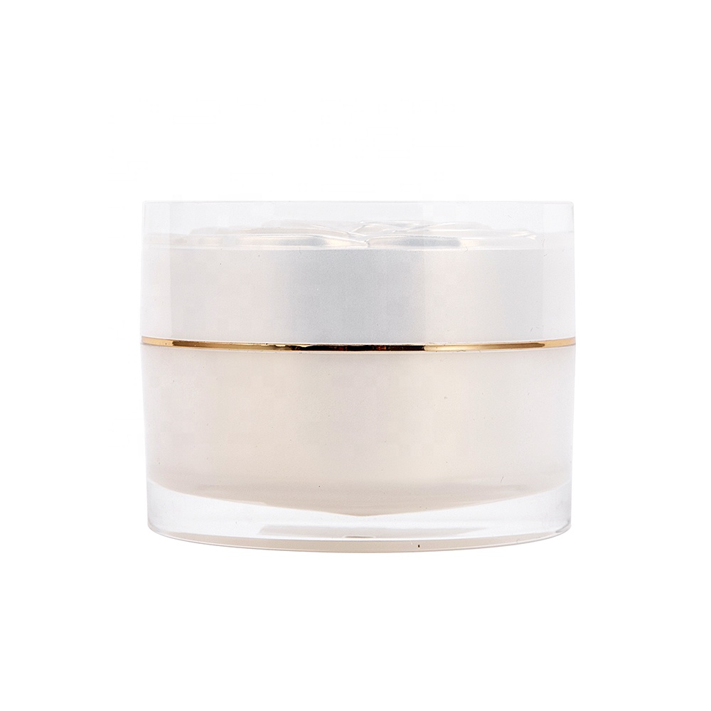 15g 30g 50g 100g Customized Color  Round Empty Acrylic Plastic Cosmetic Gel Jar