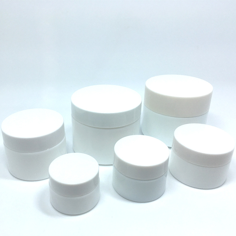 15g 30g 50g 100g High-grade White Jade Cream Cosmetic Glass Jar