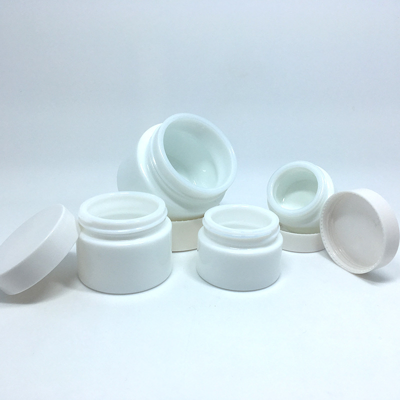 15g 30g 50g 100g High-grade White Jade Cream Cosmetic Glass Jar