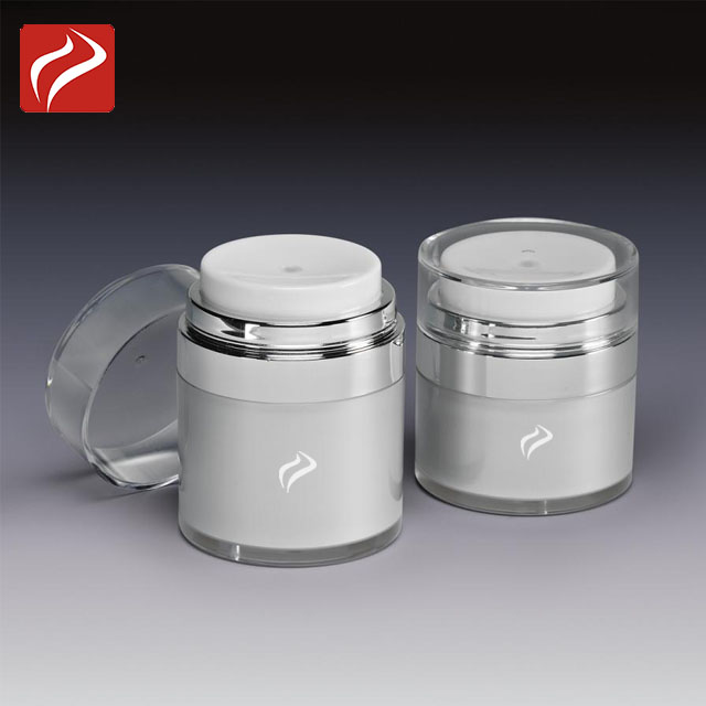 15g 30g 50g 100g Press Acrylic Airless Pump Jar Cosmetic Airless Jar