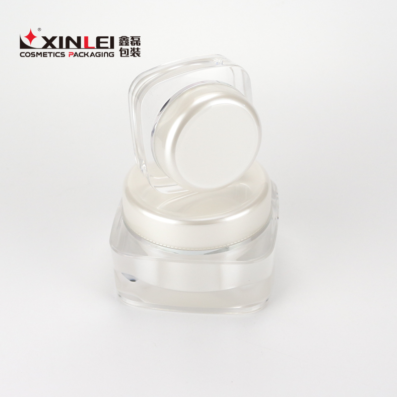 15g 30g 50g 100g Skin care Cream Square Jars Cosmetic packaging