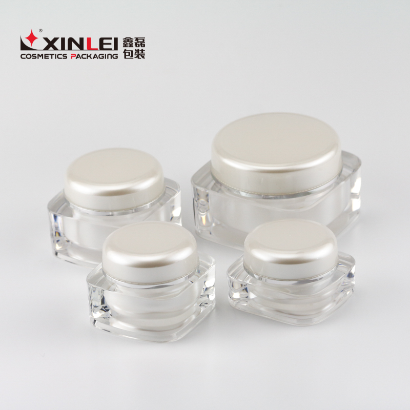 15g 30g 50g 100g Skin care Cream Square Jars Cosmetic packaging