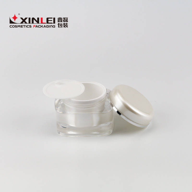 15g 30g 50g 100g Skin care Cream Square Jars Cosmetic packaging