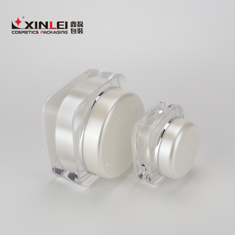 15g 30g 50g 100g Skin care Cream Square Jars Cosmetic packaging