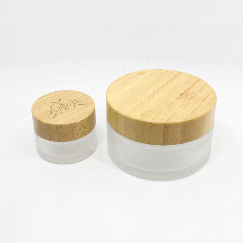 15g 30g 50g 100g Wooden Cream Bottles Natural Luxury Cosmetic Packaging Bamboo Cosmetic jar containers and packaging