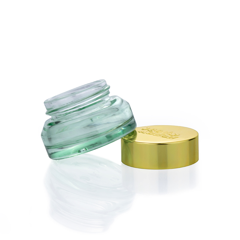 15g 30g 50g 100g cosmetic cream containers 15ml 30ml 50ml 100ml empty semi clear grey body scrub hair cream glass jar with lid