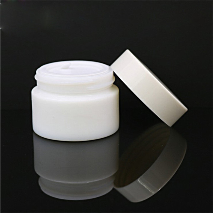 15g 30g 50g 100g frosted green amber black cosmetic glass jar with bamboos screw lid